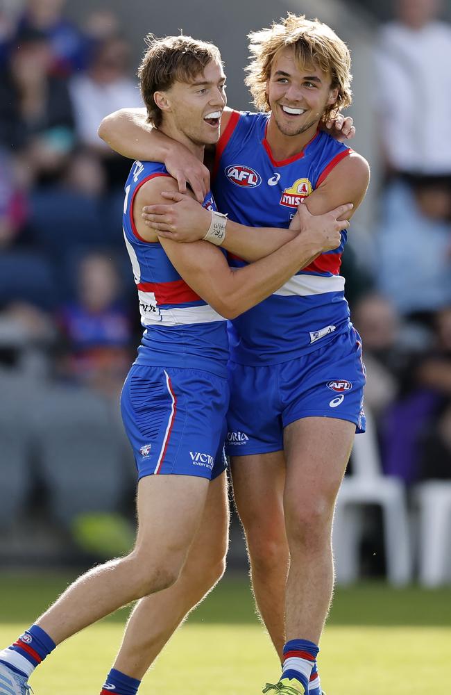 The Bulldogs are set for more prime-time slots in the back half of the season. Picture: Michael Klein