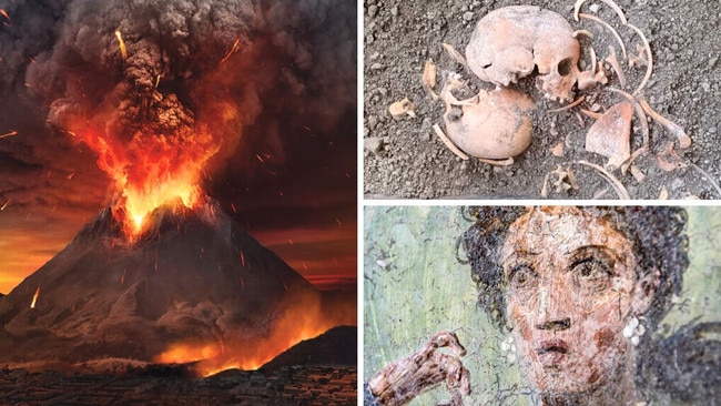 A new discovery at Pompeii has revealed the true extent of human suffering. Picture: Supplied