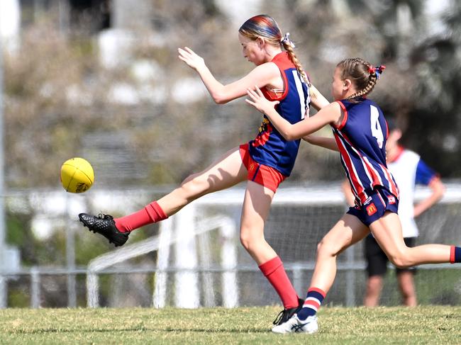 Action from Saturday's McDonaldâ€™s South East Queensland Youth Grand Finals played at Yeronga AFC. 2 September 2023. Picture, John Gass