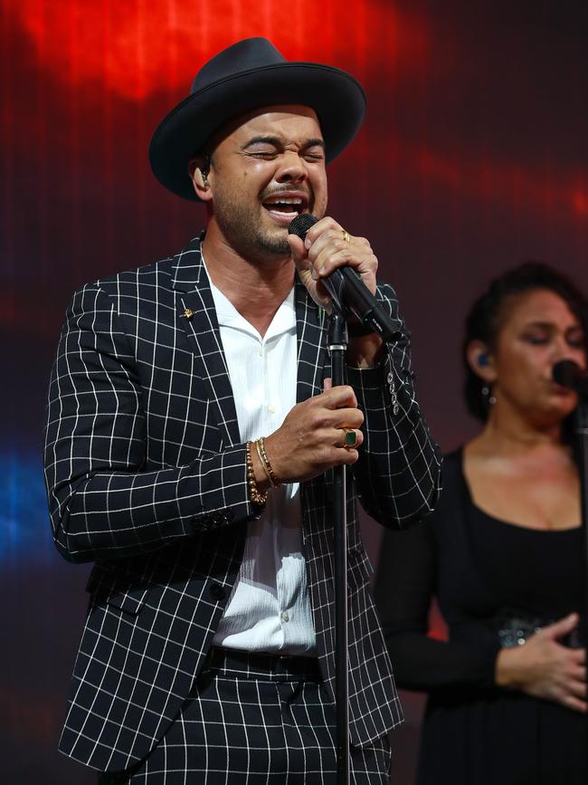 Guy Sebastian at the Bradfield Oration. Picture:Justin Lloyd