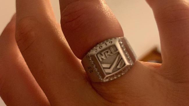 Premiership-winning Bronco Millie Boyle had to have her NRLW grand final ring removed in hospital.