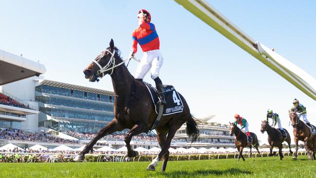 SuperCoach Racing winner Lewis Neate banked maximum points from Verry Elleegant in the Melbourne Cup.