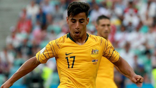 A second division should see Australia produce more players like Socceroo Daniel Arzani. Picture: Toby Zerna