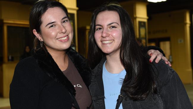 (L-R) Marisa and Emma Codespoti. Emma: “Dua Lipa’s songs are badass.” Picture: Josie Hayden<br/>