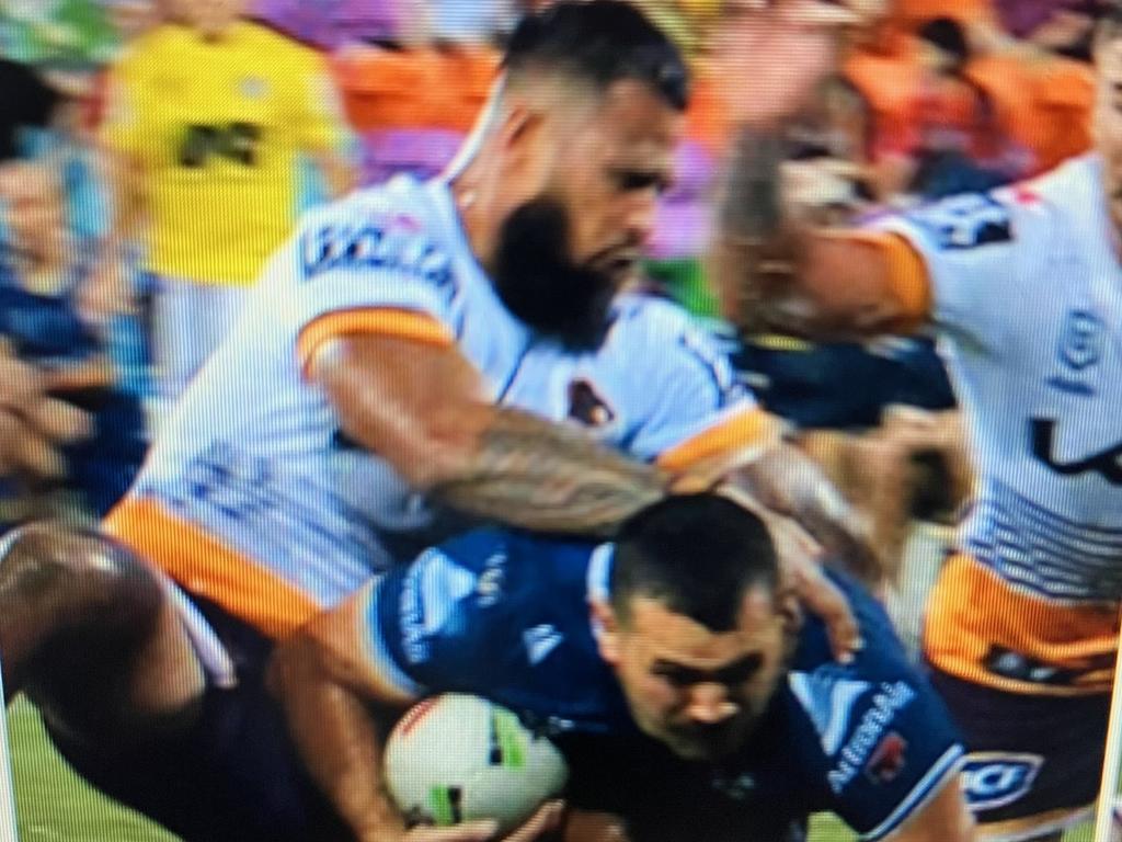 Payne Haas wasn’t sin binned.