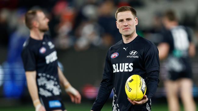 Matthew Owies prior to the Blues elimination final victory. Picture: Getty Images