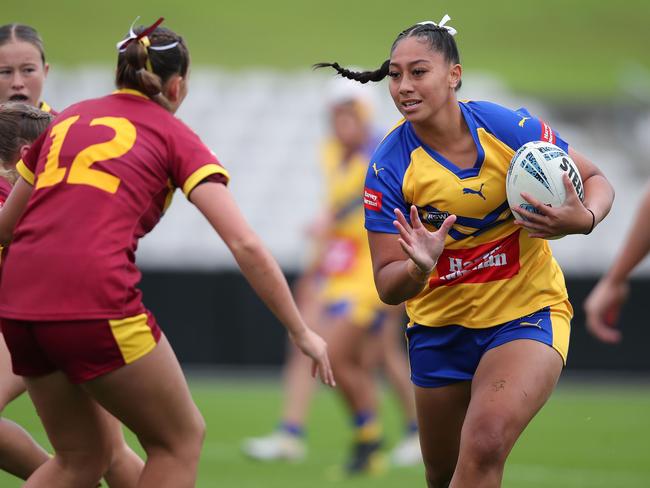 Manilita Takapautolo playing for the City under-17s. Photo: Bryden Sharp