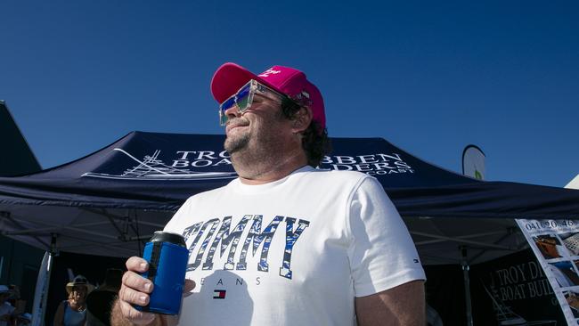 Nev Fraser at the Sanctuary Cove Boat Show. Picture: Glenn Campbell