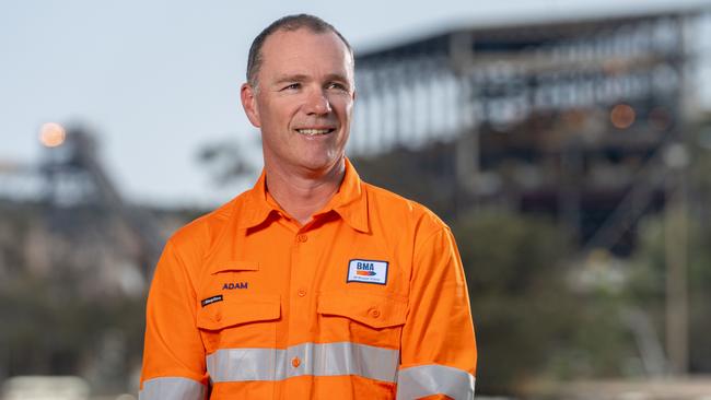 BHP Mitsubishi Alliance (BMA) asset president Adam Lancy at Goonyella Riverside Mine. Photo: Cameron Laird