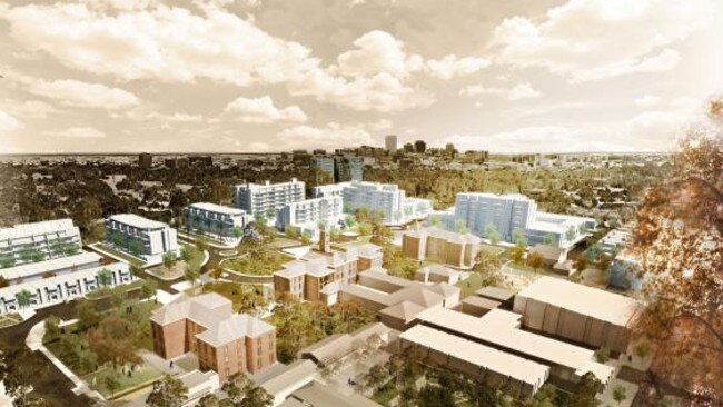 One artist’s impression of the planned residential development at Glenside.