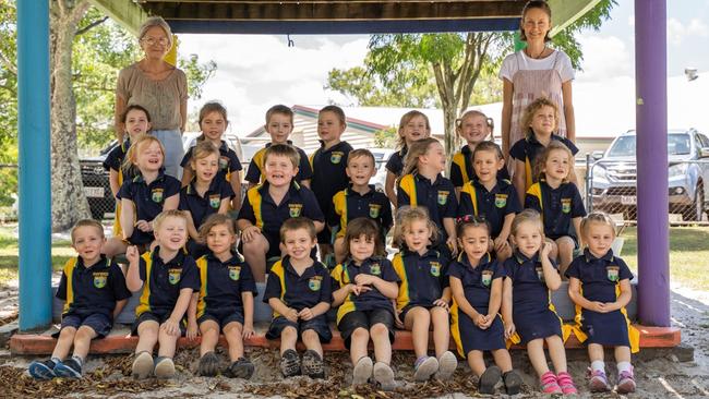 Chatsworth State School Prep 2023 - Back row: Nat, Piper, Jesse, Jack, Lailani, Robyn.<br/>Middle: Arie, Elayna, Boston, Sonny, Nakia, Scarlett, Isabella.Front: Finley, Tatum, Frankie, Ryleigh, Kitai, Paisley, Scarlett-Rose, Mera, Ahlia. Picture: Christine Schindler