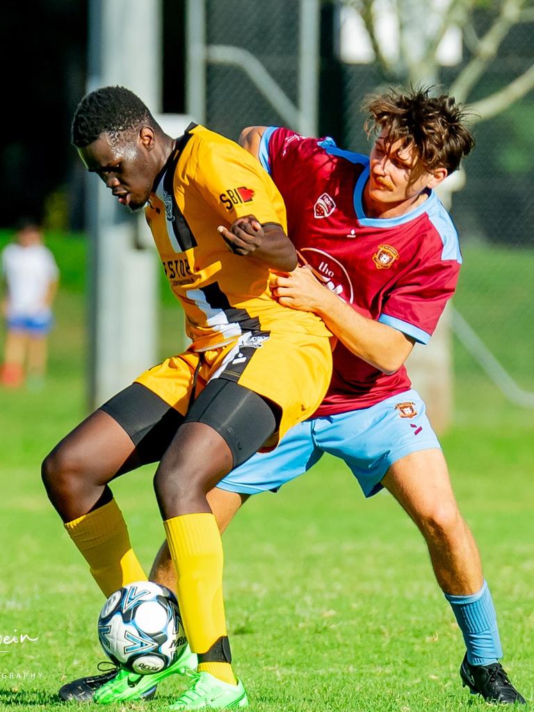 Action from the West Wanderers and St Albans FQPL 3 Darling Downs match. Picture: DSL Photography