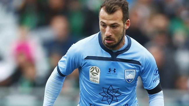 Adam Le Fondre could be too good to leave Sydney FC. Photo: Daniel Pockett/Getty Images