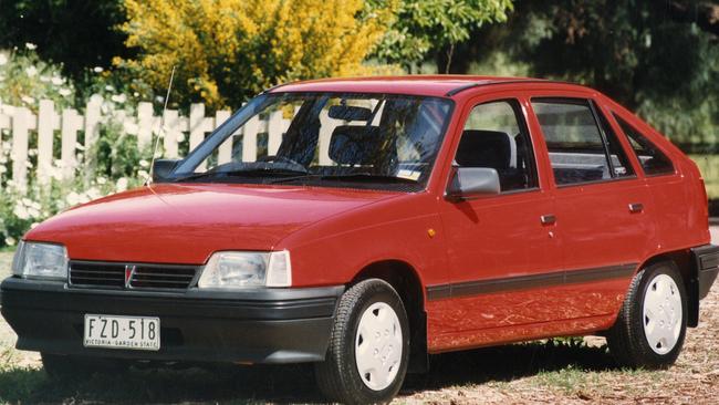 Daewoo five-door hatchback motor car, 27 Sep 1994. Picture: Supplied