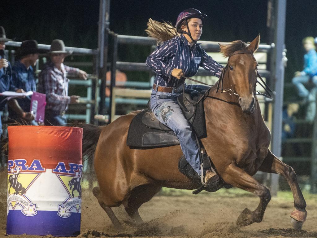 Talia Zammit at Gargett Rodeo Saturday 3 June 2023 Picture: Michaela Harlow