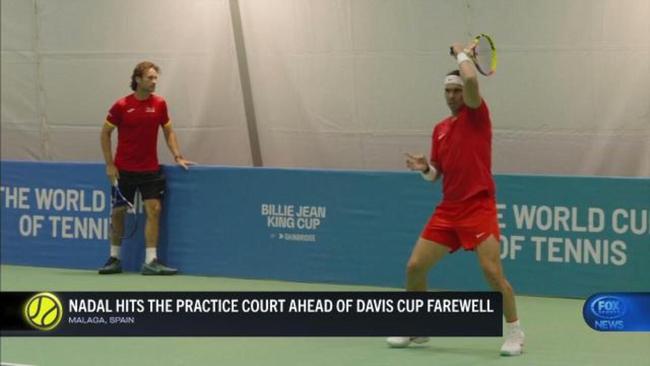 Rafa prepares for his final event