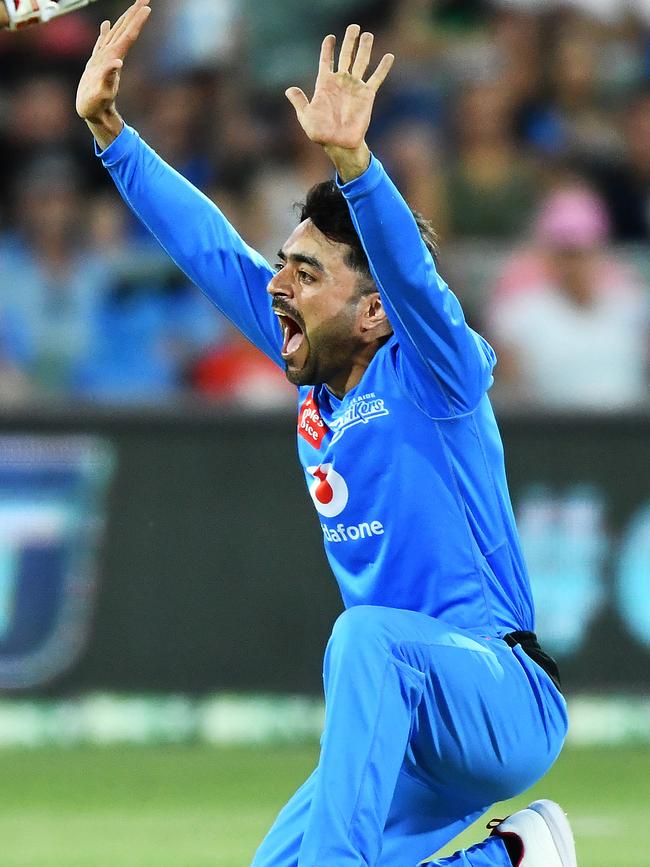 Rashid Khan has left BBL10 to link up with his Afghanistan teammates in the UAE.