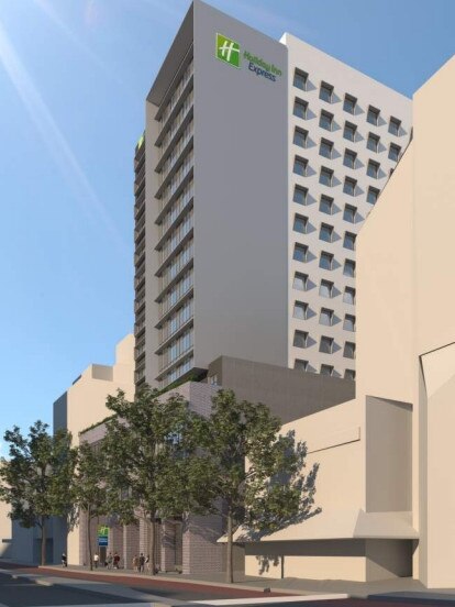 Plenty of hotels are proposed for Parramatta including the Holiday Inn Express.