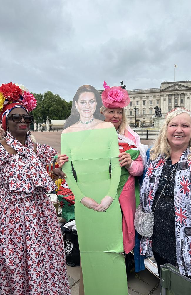 Some fans camped overnight - and went all-out with their outfits. Picture: Bronte Coy