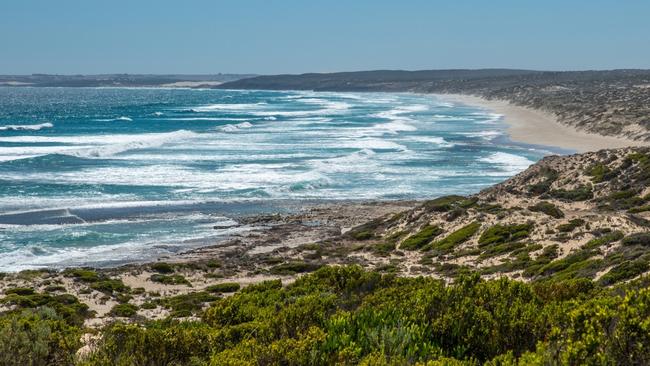 Sleaford Bay on the Eyre Peninsula near Port Lincoln. Picture: Greg Snell / SATC