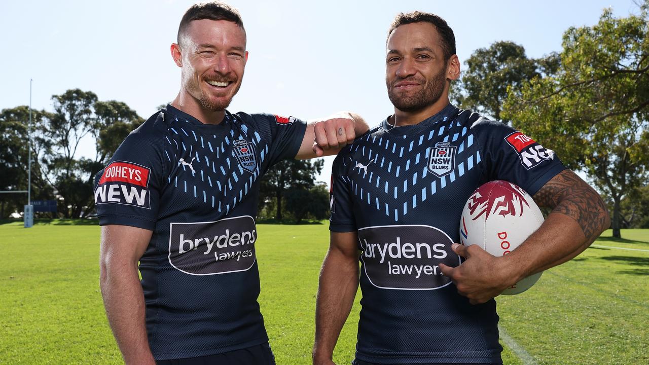 Damien Cook and Api Koroisau are battling for the Blues No.9 jersey. Picture: Getty Images