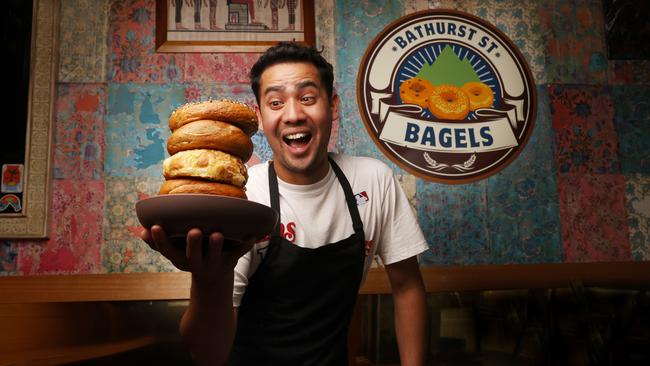 Rahul K C, front of house manager and co-owner, Bathurst St Bagels, opening in Hobart. Picture: Nikki Davis-Jones