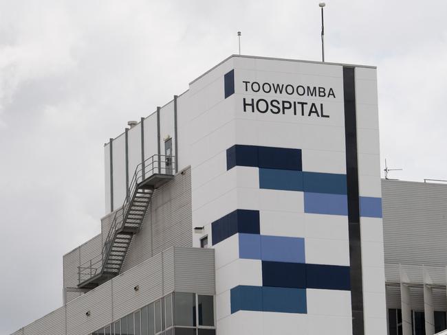 The exterior of the Toowoomba Hospital after a new coat of paint, as seen from Pechey St, Wednesday, November 26, 2014. Photo Kevin Farmer / The Chronicle