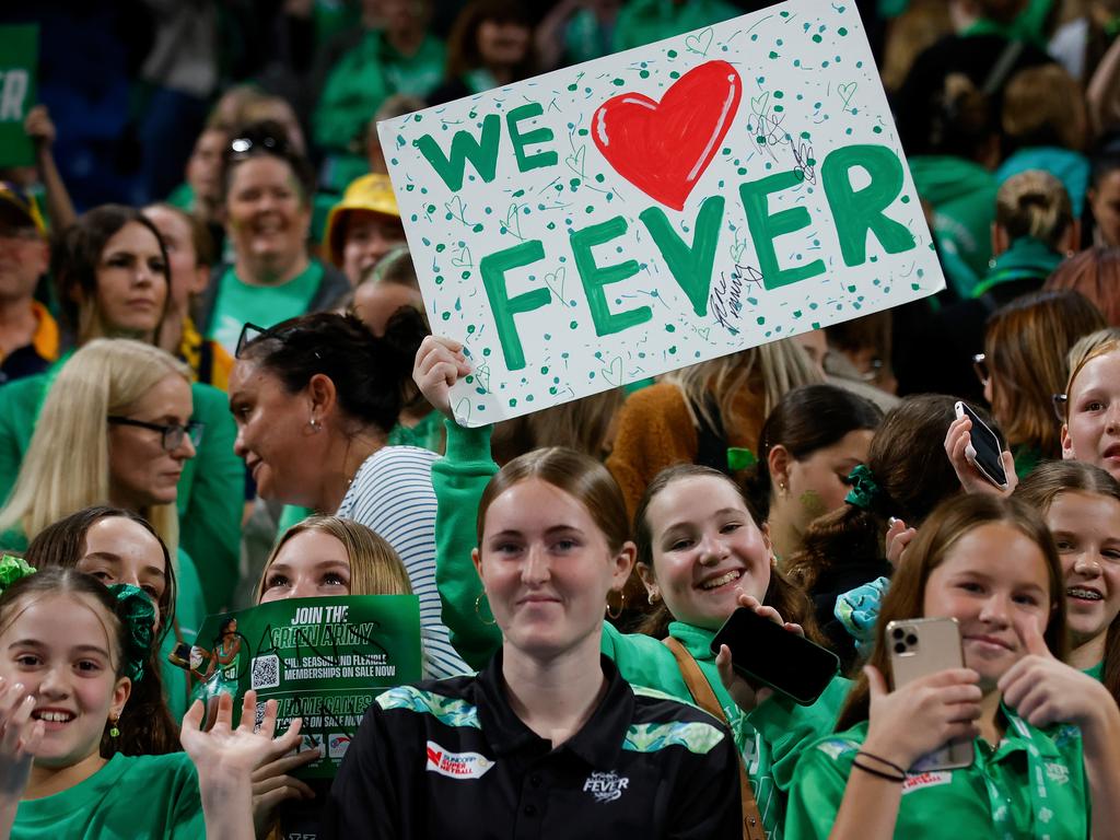 Chatfield says the popularity of the Super Netball competition sets the example for the global game. Picture: James Worsfold/Getty Images