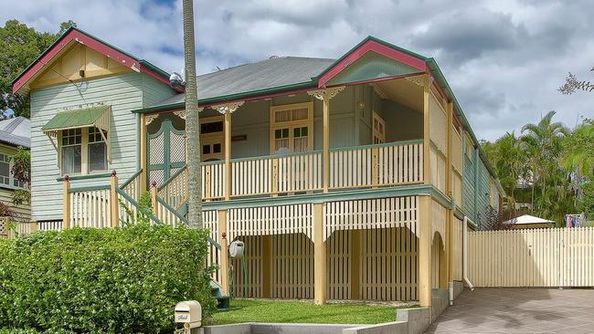 This four-bedroom house at 55 Montpelier St, Clayfield, is for sale for $1.5m.