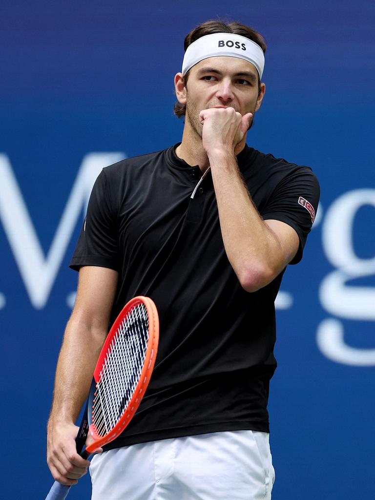 Taylor Fritz rues what could have been. Photo by Sarah Stier / GETTY IMAGES NORTH AMERICA / Getty Images via AFP.