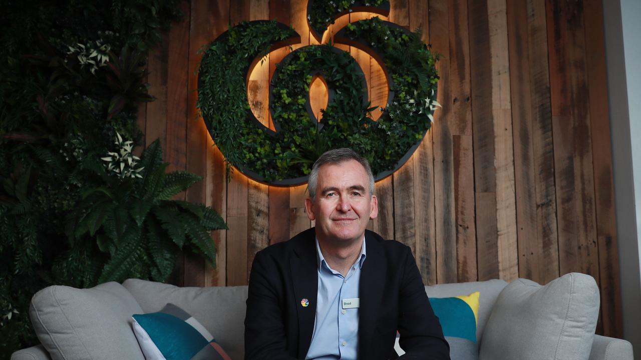 21/8/20: Woolworths CEO Brad Banducci has said it would run Priceline just as it is in present and pharmacies won’t be in supermarkets. Picture: John Feder/The Australian.