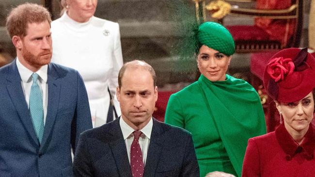 What could be more royal than bickering with your family? Picture: AFP.