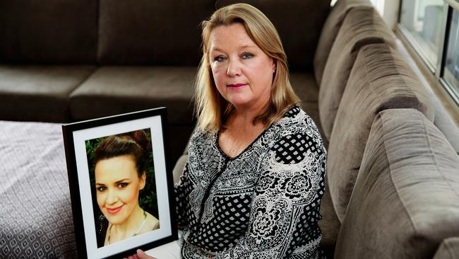 Leonie Eagles lost her daughter Chloe in January to suicide due to the pressure of being a junior doctor. Picture: Justin Lloyd