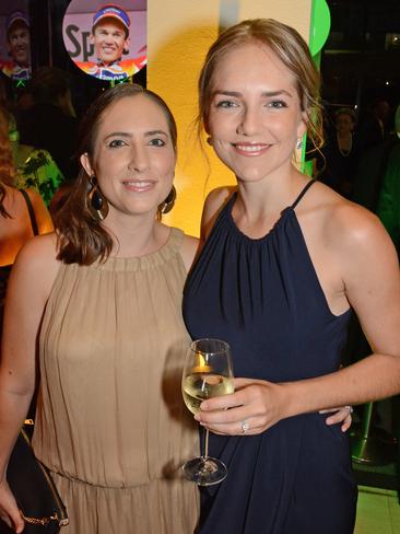 Alexandra Mackay and Monique Hare at Gold Coast Sports Awards dinner at QT Resort, Surfers Paradise. Picture: Regina King