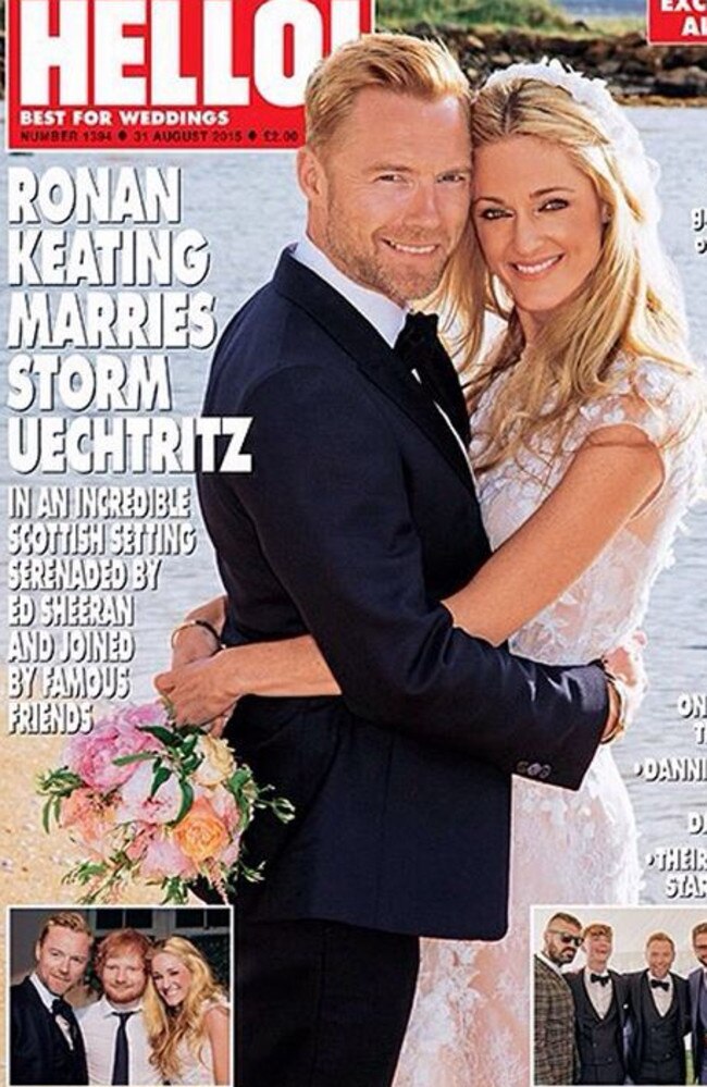 Ronan and Storm Keating on the cover of Hello!