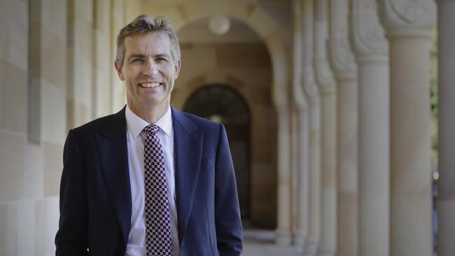 UQ Vice-Chancellor Peter Hoj says he knows people feel strongly about the future of the Schonell Theatre. Picture: Megan Slade/AAP