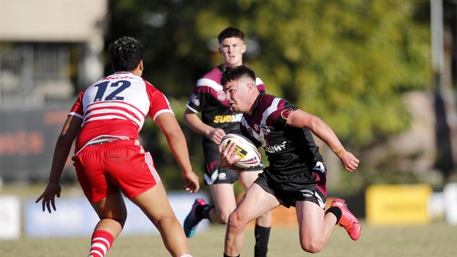 Marsden’s Luke Bossoms steps against PBC.. (Image/Josh Woning)