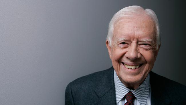 Former president Jimmy Carter poses for a portrait during the Toronto International Film Festival in Toronto on 2007. Picture: Carolyn Kaster/AP