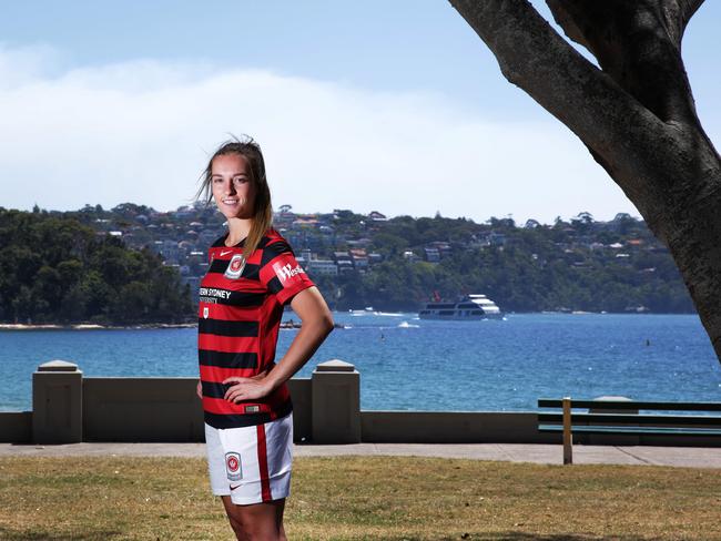 Mosman resident Nikola Orgill plays for the Western Sydney Wanderers. Picture: Virginia Young