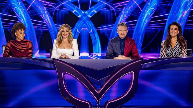 Mel B denies the judges have been given clues as to who is on The Masked Singer.