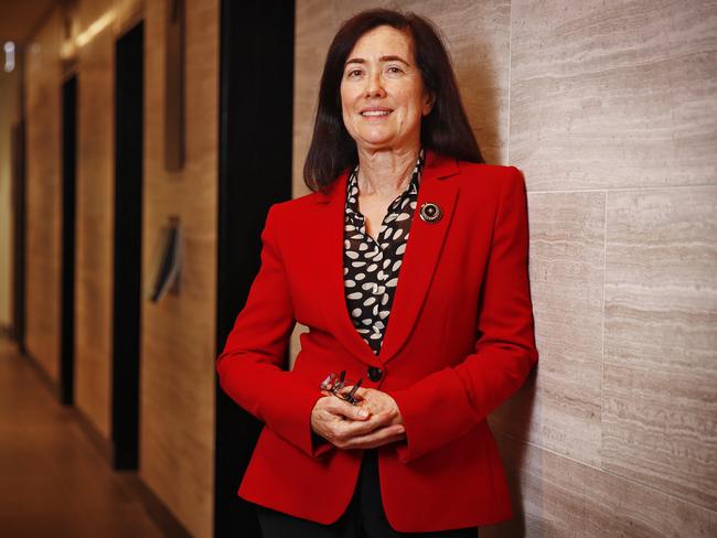 24/3/22 WEEKEND TELEGRAPH SPECIAL. MUST NOT USE BEFORE CLEARING WITH PIC EDITOR JEFF DARMANIN. New Chair of the ACCC Gina Cass-Gottlieb pictured at her offices in Sydney today. Picture: Sam Ruttyn