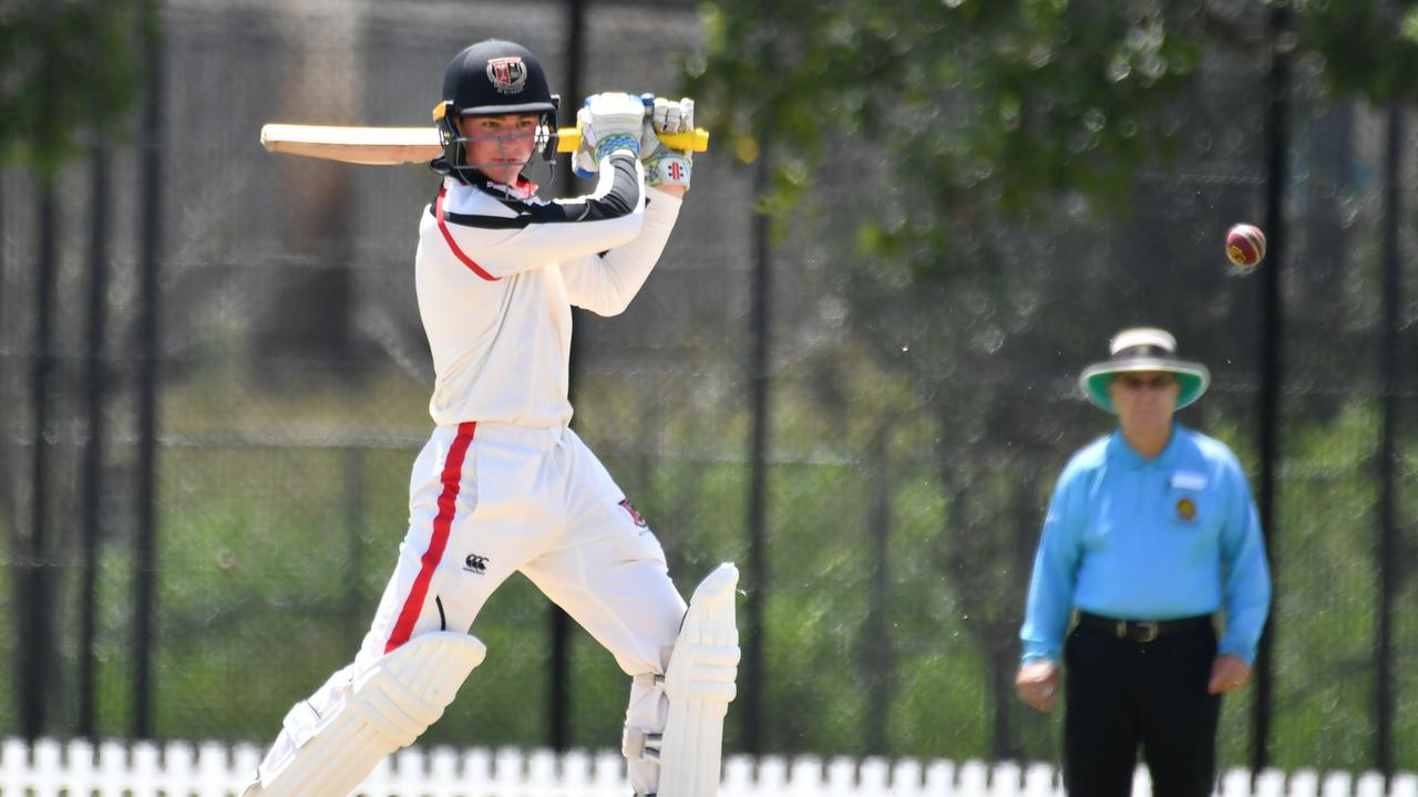 Gregory Terrace batsman Christian Jardine. Picture, John Gass