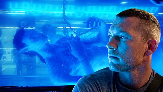 Actor Sam Worthington in a scene from 2009 film 'Avatar'.