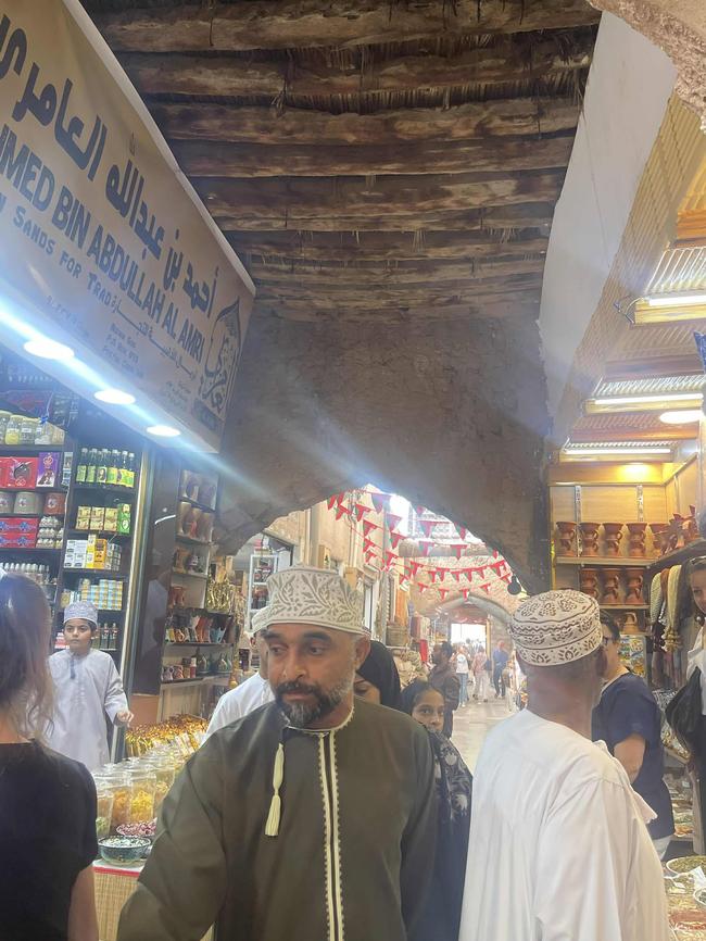 Inside Nizwa's bustling souk. Picture: Natalie Brown/news.com.au