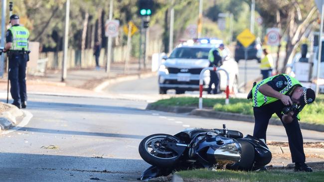 A 37-year-old man has died in a motorcycle crash in Paralowie. Picture: Russell Millard Photography