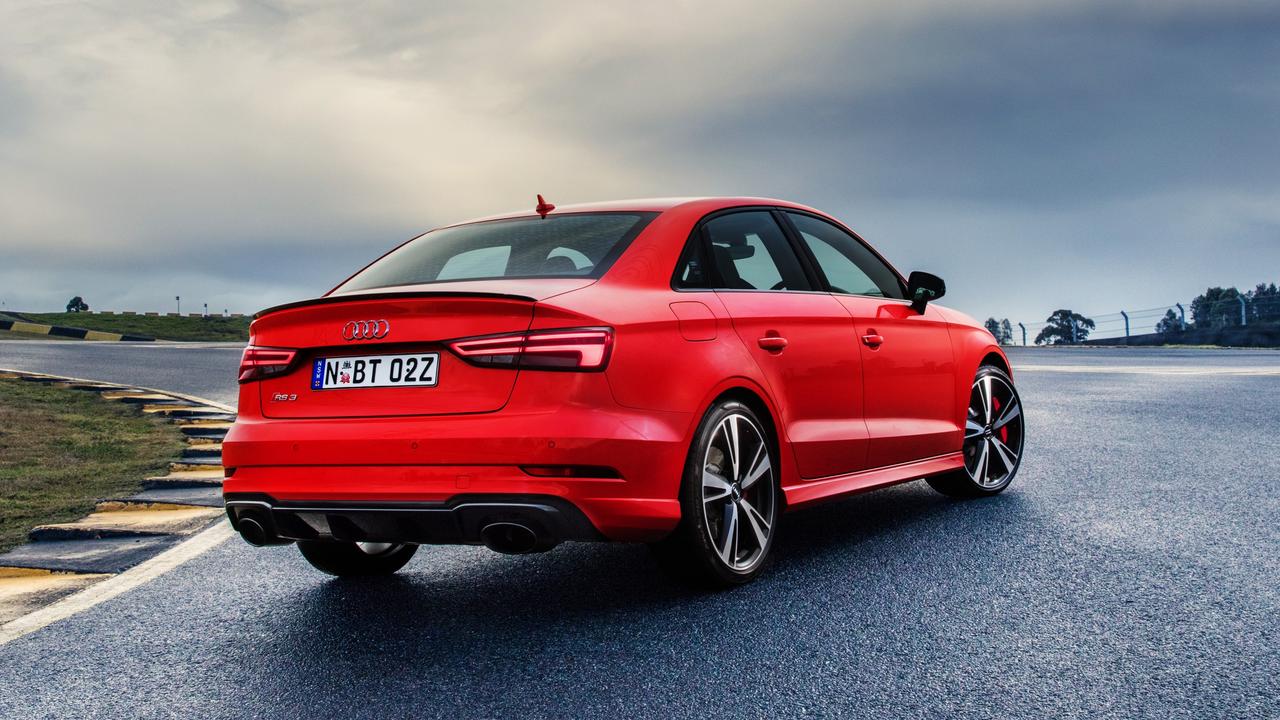 2017 Audi RS3 sedan.