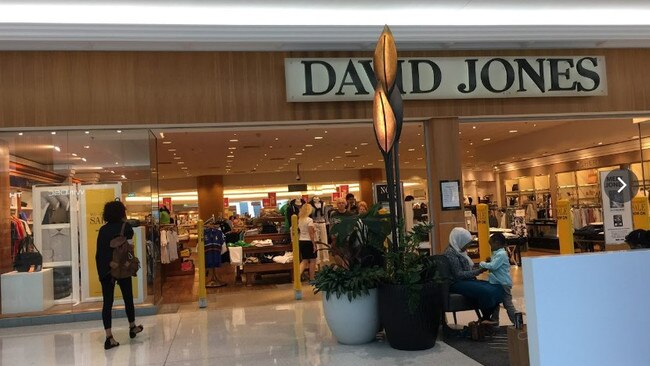 David Jones at Mount Gravatt Shopping Centre.