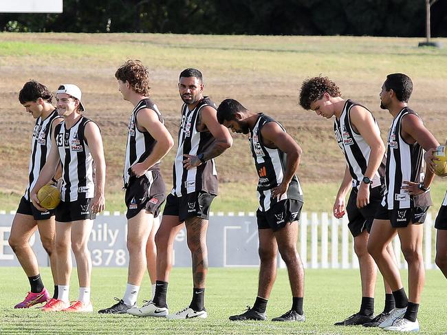 \Tarryn Thomas training with WAFL club Swan Districts. Picture: Philip Gostelow