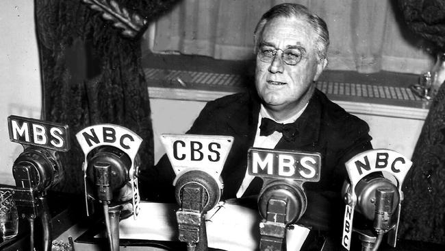 President Franklin D Roosevelt won the 1932 presidential election by a landslide, in both the electoral and popular vote Picture: News Corp