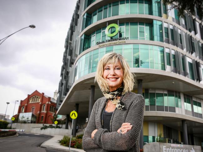 Newton-John’s Cancer Wellness and Research Centre in Heidelberg, Melbourne, is one of her legacies. Picture: Nicole Cleary